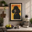 Poodle Portrait Retro - Wrapped Canvas-585346977-585347002