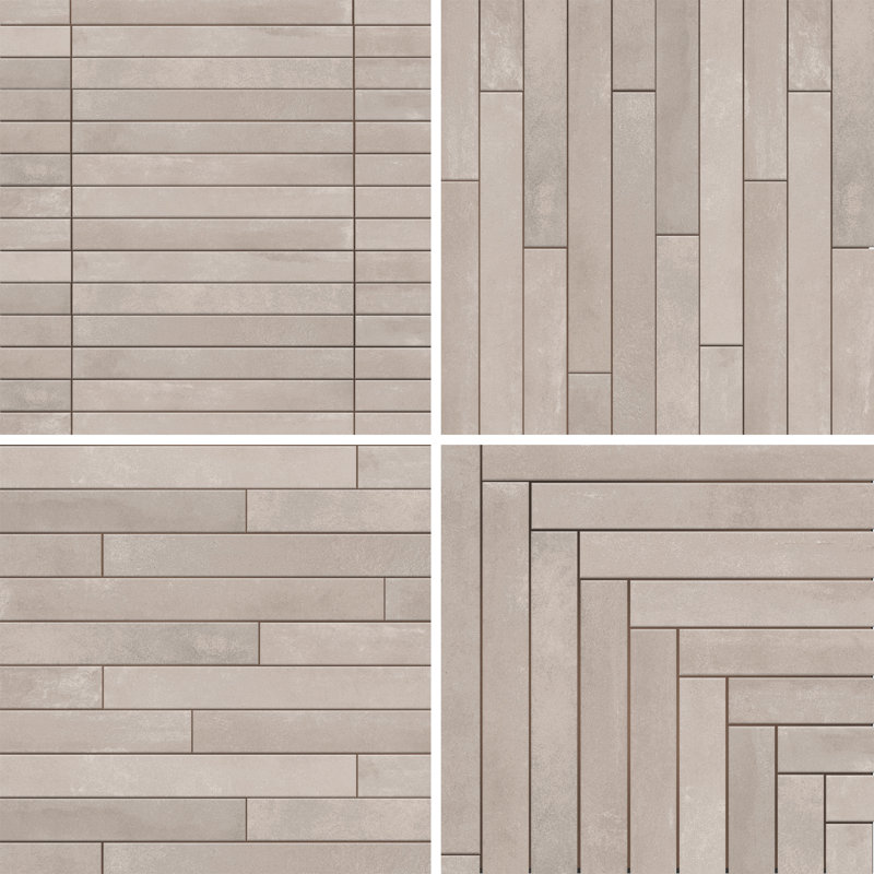 Tucson 1-7/8 In. X 17-3/4 In. Porcelain Floor And Wall Tile, Beige