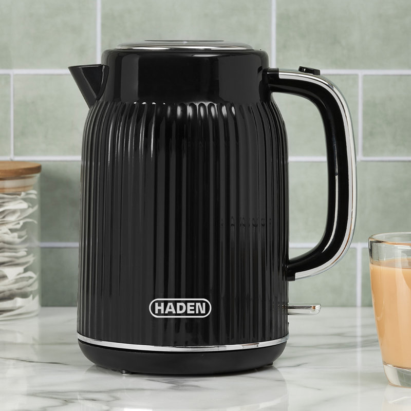 HADEN York 1.7L Electric Tea Kettle, Black