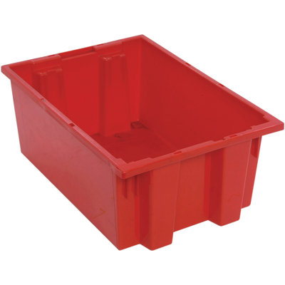 Sac empilable et gigogne, robuste, 1,20 pi³ capacité en pieds, polypropylène, (prix par pièce, 6 pièces par boîte), boîte de 6
