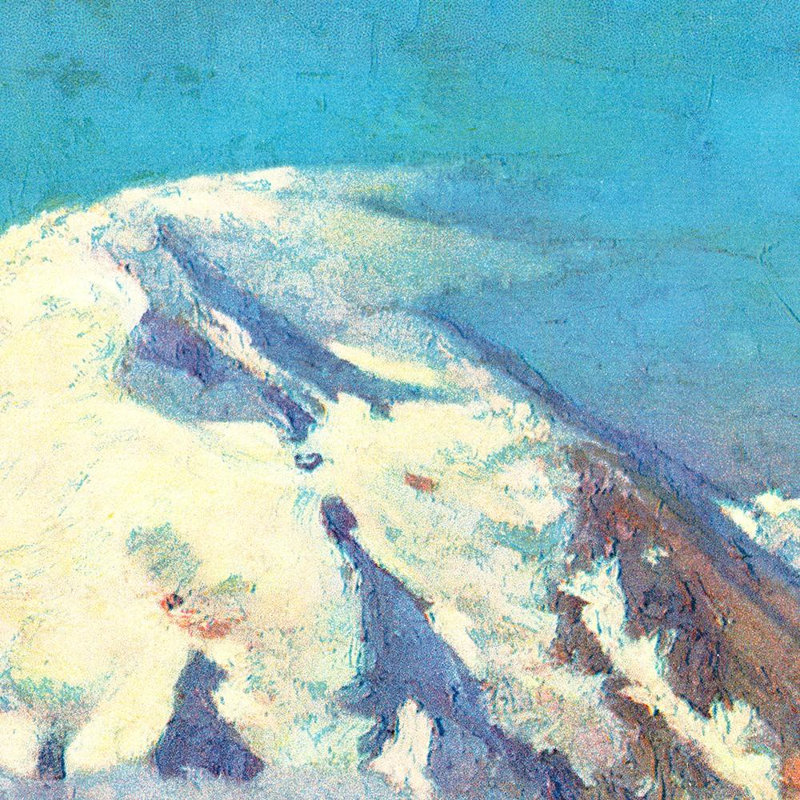 18 po x 24 po Mont St. Helens C1920S, affiche de voyage rétro, art mural, H 24 po x l 32 po x P 0,1 po