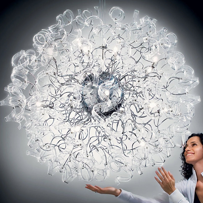 Astro 18 - Light Chandelier, Clear