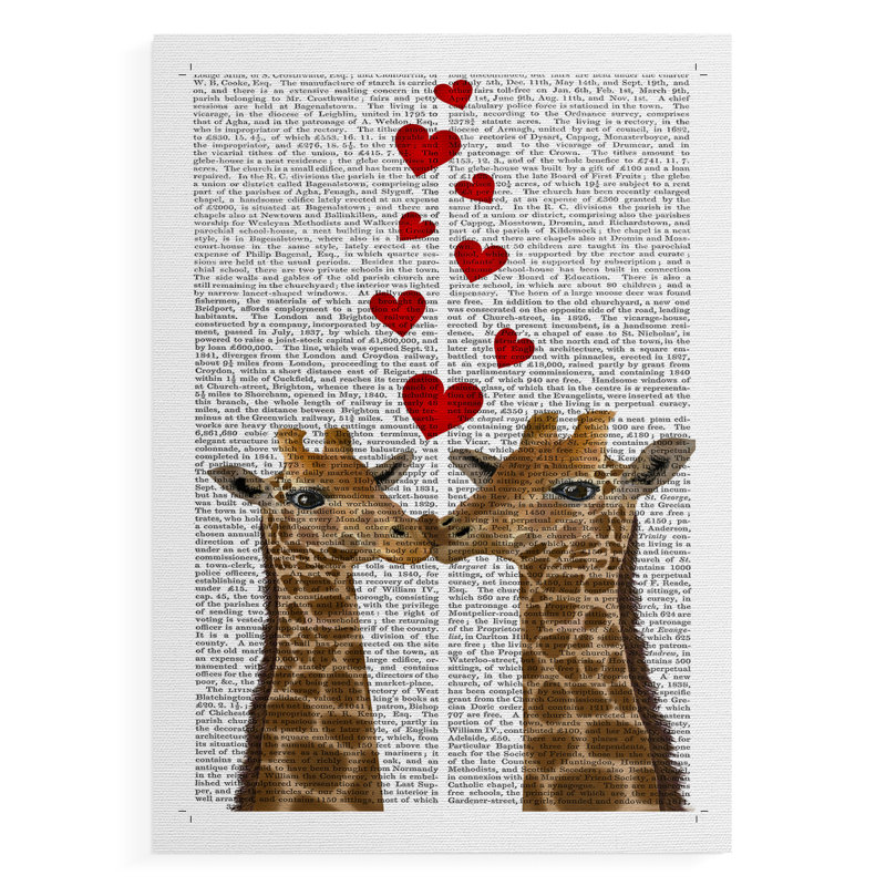 «Love is in the Air», collection B - Impression sur toile seulement - NON-CADRE, H 18 po x l 12 po