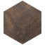 Hex industrielle de 8 1/2 po X 9-7 / 8 po Carreau en porcelaine d'aspect moderne-87777198