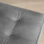 Repose-pieds en velours avec repose-pieds capitonné, gris