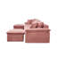 Canapé modulaire de 144 po - Canapé en U surdimensionné en velours côtelé avec repose-pieds mobile, confortable, moderne et sans assemblage-1000525950-1000525921