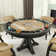 Steve Silver Furniture 50'' 8 - Player Foldable Poker Table