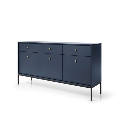 Carmesha 154cm W 3 - Drawer Chest of Drawers