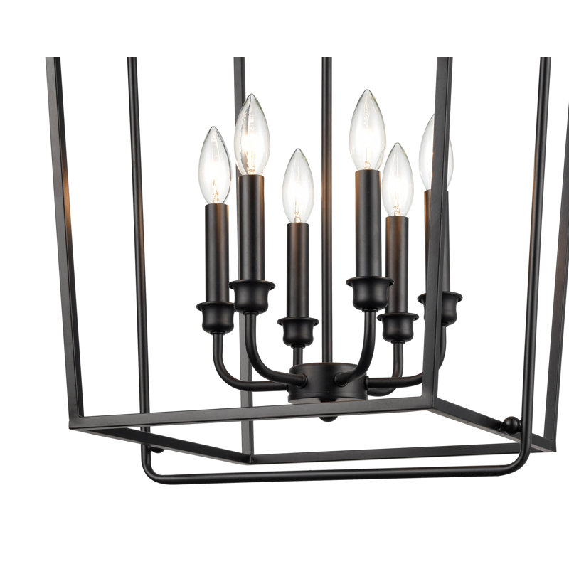 Luminaire suspendu géométrique 6 lumières