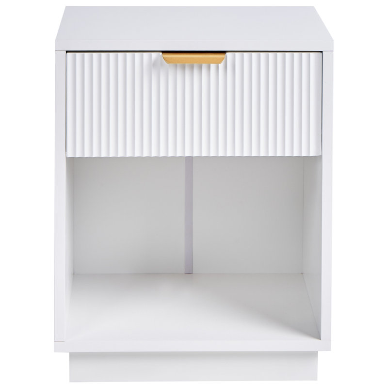 SUMMERVILLE 40cm W Manufactured Wood Bedside Table