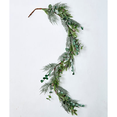 5' Artificial Mixed Pine and Eucalyptus Christmas Garland