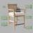 Jennette Solid Wood Cane Back Counter Stool