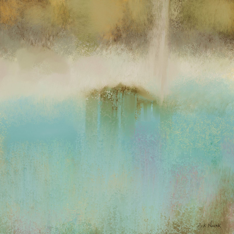 « ambiances » par rick novak, reproduction d’art sur toile tendue, H 18 po x l 18 po x P 1,5 po
