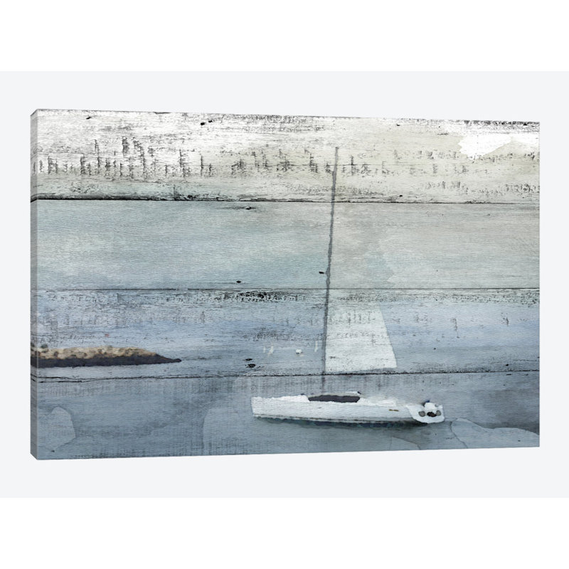«La Barque Neptune», impression sur toile, H 8 po x l 12 po x P 0,75 po, Toile tendue, Pas de tapis