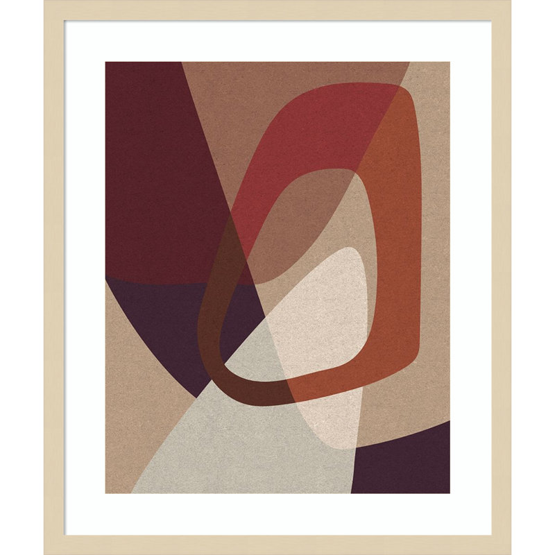 Reproduction d'art encadrée en bois «Pictura 1» par Design Fabrikken, H 25 po x l 21 po