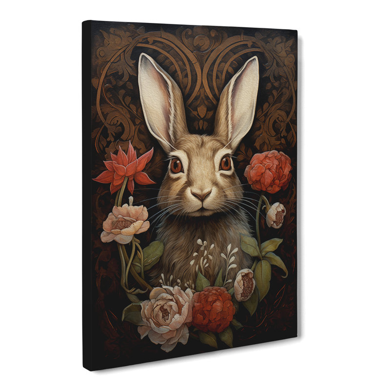 Hare Renaissance No.2 - No Frame Print, 76cm H x 50cm W x 3cm D