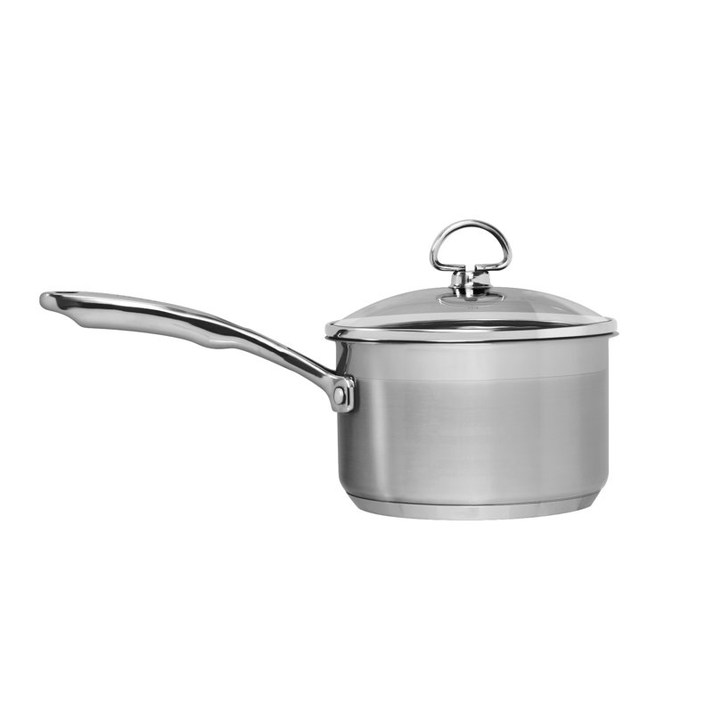 Chantal Induction 21 Steel® Saucepan with Lid, 2 Quarts