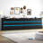 9 Drawer 63" W Dresser With LED Light, Sockets, USB Port, Type-C Port And Beveled Edge Pulls-1903218449