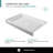 42'' W x 74.25'' H Hinged Frameless Shower Door-83967782