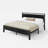 Minas Platform Bed - King - Black-726153080-768846152