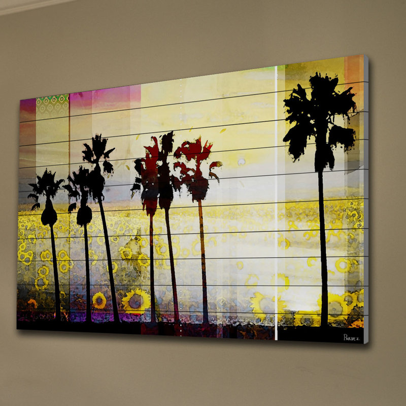 « bay villes » par parvez taj,, reproduction d’art sur bois blanc, 30 po x 45 po