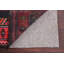 Tapis traditionnel rétro noir et rouge 4 x 8