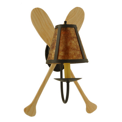 Rustic Lodge 1 - Light Armed Sconce