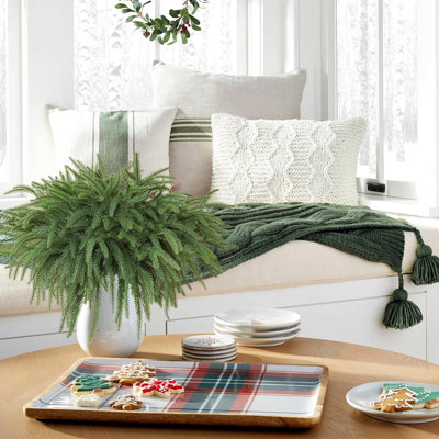 12" Norfolk Pine Branch