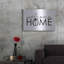 «Welcome Home» par Dogwood Portfolio, art mural en métal-835744412