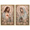 «His and Her Holy Radiance Duo», reproduction d'art sur toile encadrée par Art Remedy, cadre doré, 24 x 36