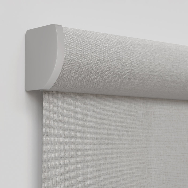 Rideaux occultant 100% sans cordon pour fenêtres d'intérieur, tailles personnalisées pour un ajustement parfait, Gris dalle