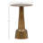 Golbez Aluminum Side Table, Antique Brass-2026314568