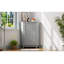 Armoire de salle de bain d'angle avec tablette réglable-655387826