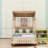 Jainy Wood Bed with Shelf and LED-1088575306
