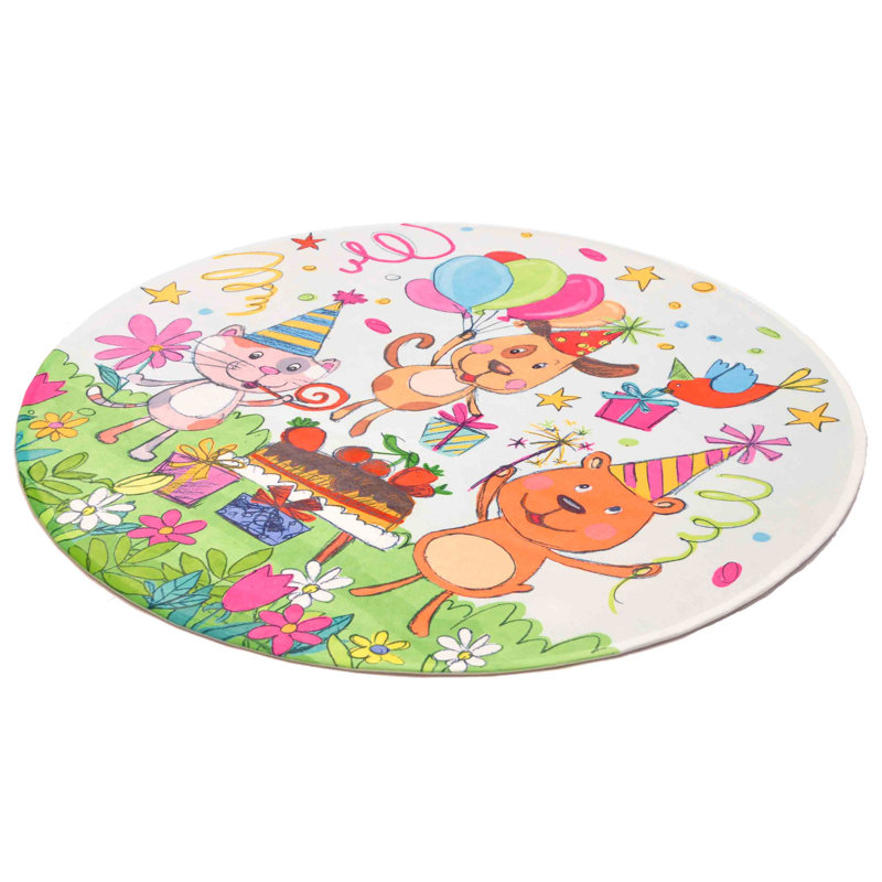 Lovely Area Rug, Round 100cm