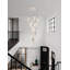 Lustre suspendu en cristal 13 lumières Transitional-725180363