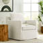 Fauteuil pivotant recouvert de tissu Serene-101323732