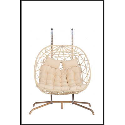 Fauteuil double avec support