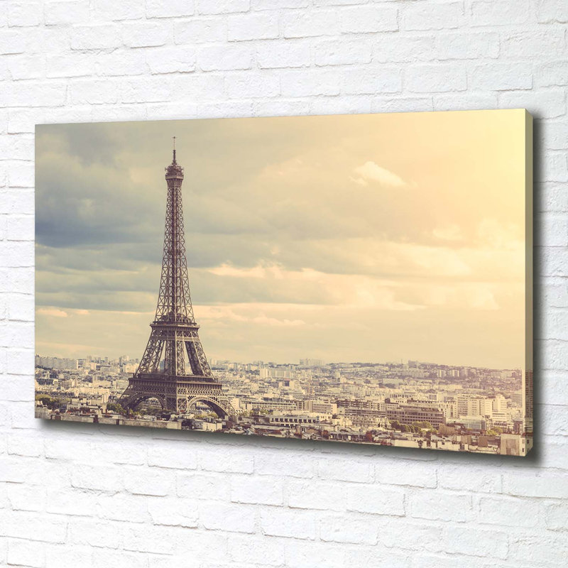 Eiffel Tower Paris - Wrapped Canvas Print