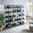 5-Tier Bookcase Home Office Open Bookshelf, Vintage Industrial Style Shelf With Metal Frame-373284256