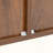 Modern Art Solid Wood Sideboard with Wave Design