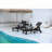 Outdoor Chaise Lounge Chair  with Side Table-1369704579