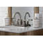 Robinet de salle de bain central à 4" avec ensemble de drain kingston laiton nuwave-57651890
