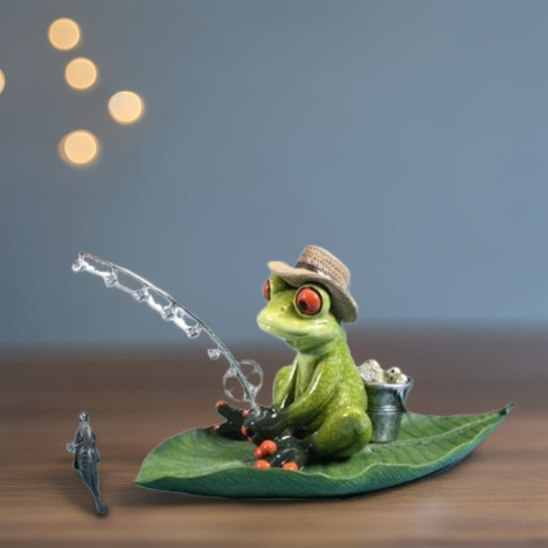 Figurine de grenouille 7,5 po