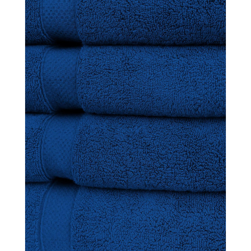Cotton Bath Towel, Navy