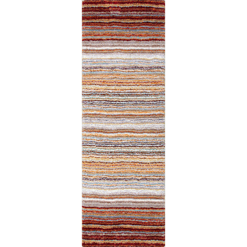 West Valley City Striped Indoor Rug, Runner 2'6" x 8'