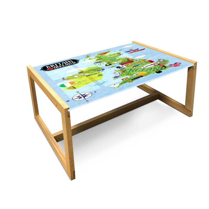 Isahia Sled Coffee Table, 40cm H x 91cm W x 62cm D