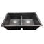 Low Divide 50/50 Double Bowl Undermount Granite Composite Undermount Sink-1921856573