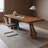 Dark Walnut Rectangular Solid Wood desks-107660300-107660302