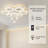 Modern Luxury Led Flush Mount Ceiling Light With Multi Ring Halo Design, 39.4" Large Contemporary Ceiling Light, Dimmable 3 Color Temperature, Remote & App Control For Living Room-790188640